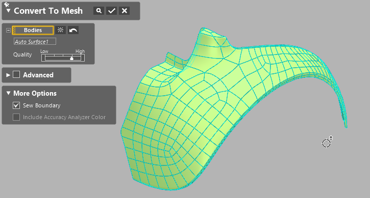 How to offset a complex surface
