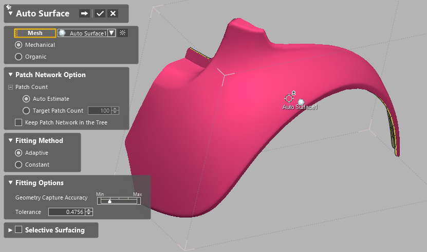How to offset a complex surface