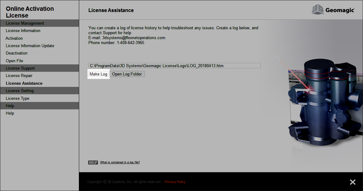 How to locate the software license key