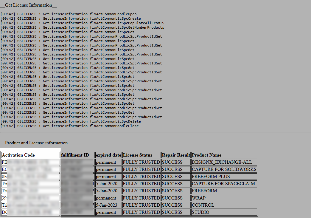 How to locate the software license key
